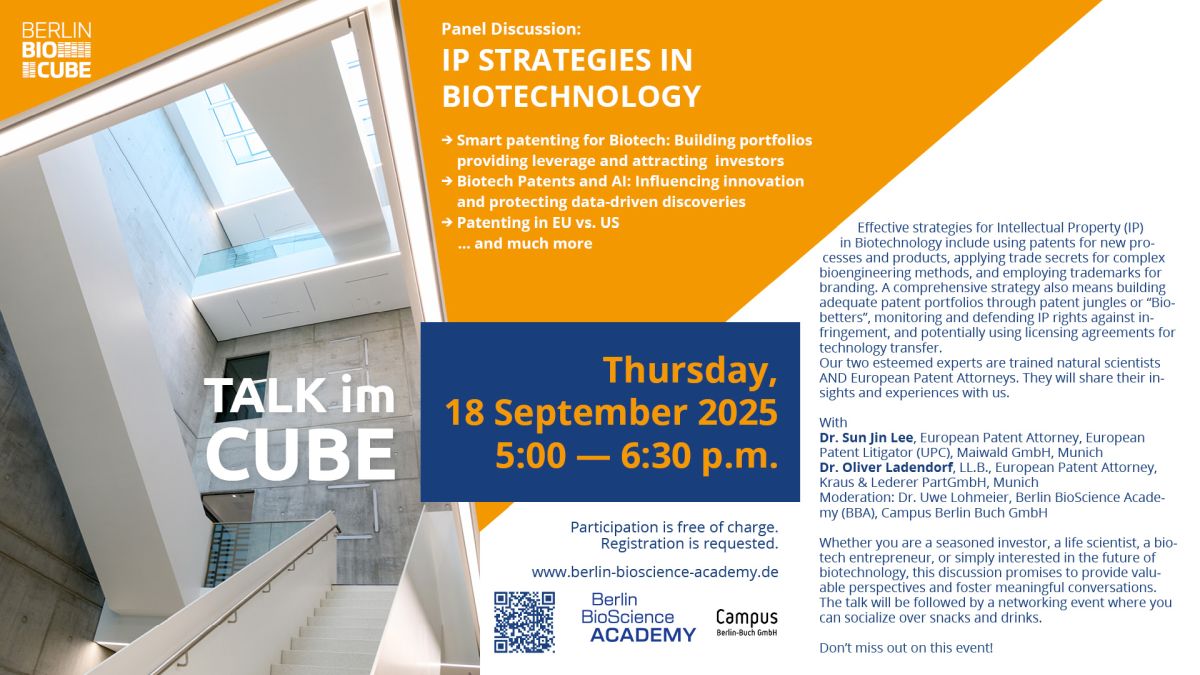 Talk im Cube im September 2025