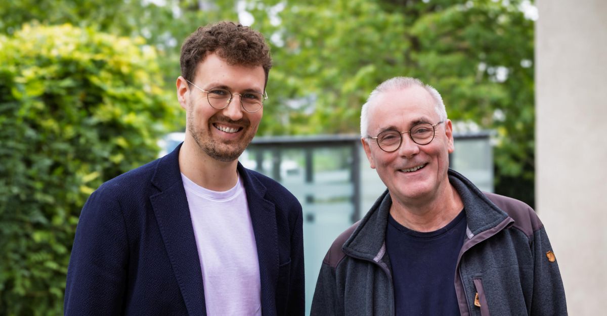 Klaas Yperman (left) and Gary Lewin © Felix Petermann, Max Delbrück Center